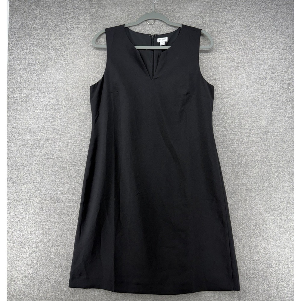 J Crew Sleeveless‎ Shift Dress Women Size 10 Black Classic Elegant Party